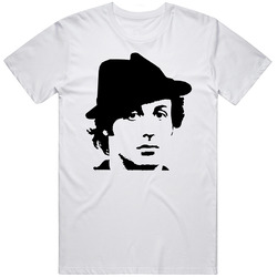 Rocky Balboa Sylvester Stalone Popular Movie Fan Mens Size Large White T Shirt Rocky Balboa Sylvester Stalone Popular Movie Fan Mens Size Large White T Shirt