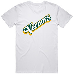 Vernor's Ginger Ale Best Soda Of All Time Soft Drink Lovers Mens Size Large White  T Shirt