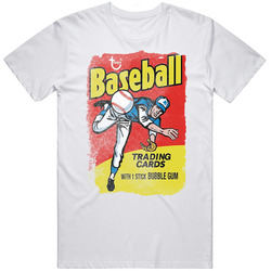 Topps Baseball Card Gum Mens Size Large White T Shirt Topps Baseball Card Gum Mens Size Large White T Shirt