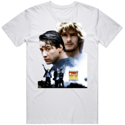 Point Break Keanu Reeves Action Movie Mens Size Large White T Shirt Point Break Keanu Reeves Action Movie Mens Size Large White T Shirt