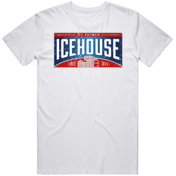 Icehouse Beer Retro Vintage Look Label Mens Size Large White T Shirt Icehouse Beer Retro Vintage Look Label Mens Size Large White T Shirt