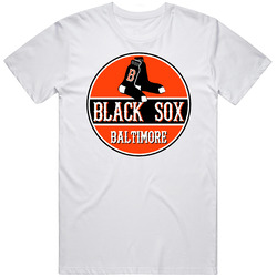 Baltimore Black Sox Negro Baseball Team Retro Mens Size Large White T Shirt Baltimore Black Sox Negro Baseball Team Retro Mens Size Large White T Shirt