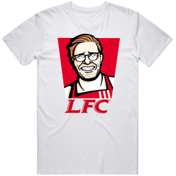 Liverpool Fc Jurgen Klopp Kfc Lfc Football Club Manager Parody Mens Size Large White T Shirt Liverpool Fc Jurgen Klopp Kfc Lfc Football Club Manager Parody Mens Size Large White T Shirt