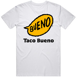 Taco Bueno Best Southern Restaurants Fan Mens Size Large White  T Shirt