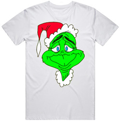 How The Grinch Stole Christmas Mens Size Large White  T Shirt