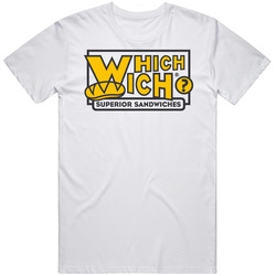 Which Wich Sub Sandwhich Restaurant Mens Size Large White  T Shirt