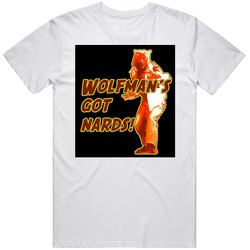 Wolfman's got nards Monster Squad vintage funny Daryl Mens Size Large White T Shirt Wolfman's got nards Monster Squad vintage funny Daryl Mens Size Large White T Shirt