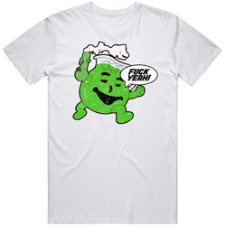 Fuk Yeah Koolaid Man Weed Stoner Parody Mens Size Large White  T Shirt