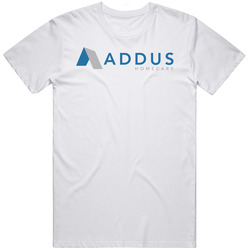 Addus Homecare Corporation Nasdaq Company Logo Employee Fan Mens Size Large White T Shirt Addus Homecare Corporation Nasdaq Company Logo Employee Fan Mens Size Large White T Shirt
