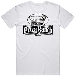 Pizza Ranch Favourite Food Mens Size Large White T Shirt Pizza Ranch Favourite Food Mens Size Large White T Shirt