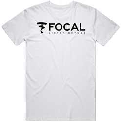 Focal Sound Car Audio Sub Woofer Logo Mens Size Large White T Shirt Focal Sound Car Audio Sub Woofer Logo Mens Size Large White T Shirt
