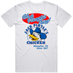 Jack Pirtle's Chicken Best Southern Restaurants Fan Mens Size Large White T Shirt Jack Pirtle's Chicken Best Southern Restaurants Fan Mens Size Large White T Shirt