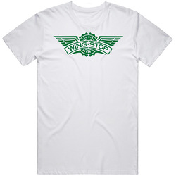Wing Stop Favourite Food Mens Size Large White T Shirt Wing Stop Favourite Food Mens Size Large White T Shirt
