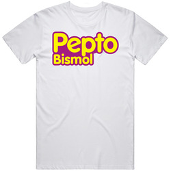 Pepto Bismol Best Over The Counter Medication Logo Mens Size Large White T Shirt Pepto Bismol Best Over The Counter Medication Logo Mens Size Large White T Shirt