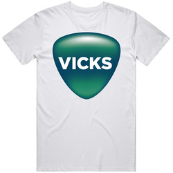 Vicks Best Over The Counter Medication Logo Mens Size Large White  T Shirt