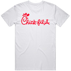 Chick-fil-a American Favorite Fast Food Mens Size Large White T Shirt Chick-fil-a American Favorite Fast Food Mens Size Large White T Shirt