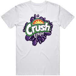 Crush Grape Best Soda Of All Time Soft Drink Lovers Mens Size Large White T Shirt Crush Grape Best Soda Of All Time Soft Drink Lovers Mens Size Large White T Shirt