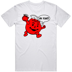 Kool Aid Oh Yeah Most Memorable Ad Slogan Mens Size Large White T Shirt Kool Aid Oh Yeah Most Memorable Ad Slogan Mens Size Large White T Shirt