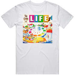 Life Best Board Game Of All Time Players Retro Mens Size Large White T Shirt Life Best Board Game Of All Time Players Retro Mens Size Large White T Shirt