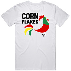 Cornelius The Rooster Corn Flakes Cereal Mens Size Large White T Shirt Cornelius The Rooster Corn Flakes Cereal Mens Size Large White T Shirt