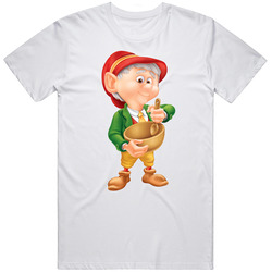 Ernie Keebler Snacks Mascot Mens Size Large White T Shirt Ernie Keebler Snacks Mascot Mens Size Large White T Shirt