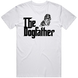 Cavalier King Charles Spaniel Custom Dog Breed The Dogfather Mens Size Large White T Shirt Cavalier King Charles Spaniel Custom Dog Breed The Dogfather Mens Size Large White T Shirt