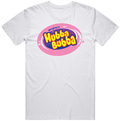 Hubba Bubba Chewing Gum Favorite Candy Mens Size Large White  T Shirt