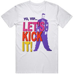 Vanilla Ice Kick It Old School Hip Hop Mens Size Large White T Shirt Vanilla Ice Kick It Old School Hip Hop Mens Size Large White T Shirt