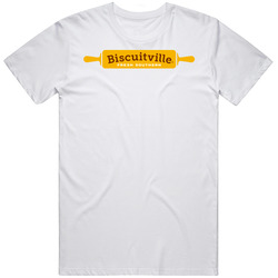 Biscuitville Best Southern Restaurants Fan Mens Size Large White T Shirt Biscuitville Best Southern Restaurants Fan Mens Size Large White T Shirt