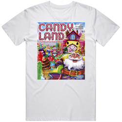 Candy Land Best Board Game Of All Time Players Mens Size Large White T Shirt Candy Land Best Board Game Of All Time Players Mens Size Large White T Shirt