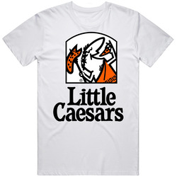 Little Caesars Fast Food Mens Size Large White  T Shirt