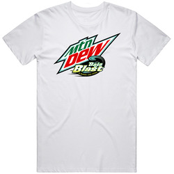 Mountain Dew Baja Blast Best Soda Of All Time Soft Drink Lovers Mens Size Large White  T Shirt