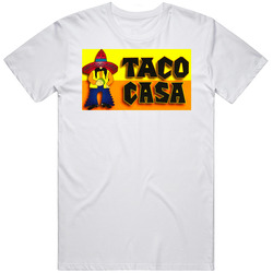 Taco Casa World Best Southern Restaurants Fan Mens Size Large White T Shirt Taco Casa World Best Southern Restaurants Fan Mens Size Large White T Shirt
