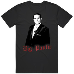 Big Paulie Paul Castellano New York Mobster Black Mens Size Large T Shirt Big Paulie Paul Castellano New York Mobster Black Mens Size Large T Shirt