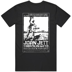 Joan Jett & The Blackhearts Runaways Black Mens Size Large T Shirt Joan Jett & The Blackhearts Runaways Black Mens Size Large T Shirt
