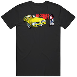 The Rockford Files James Garner Tv Show Black Mens Size Large T Shirt