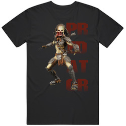 Predator Black Mens Size Large T Shirt Predator Black Mens Size Large T Shirt