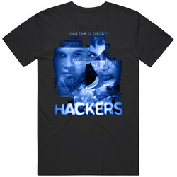 Hackers Movie Black Mens Size Large T Shirt Hackers Movie Black Mens Size Large T Shirt