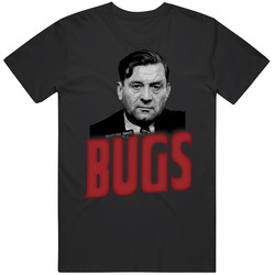 George Clarence Bugs Moran Chicago Mobster Black Mens Size Large T Shirt George Clarence Bugs Moran Chicago Mobster Black Mens Size Large T Shirt