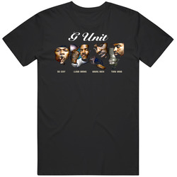 G Unit Full Group Black Mens Size Large T Shirt G Unit Full Group Black Mens Size Large T Shirt