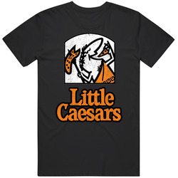 Little Caesars Fast Food Pizza Restaurant Cool Worn Look Distressed Fan Black Mens Size Large T Shirt Little Caesars Fast Food Pizza Restaurant Cool Worn Look Distressed Fan Black Mens Size Large T Shirt