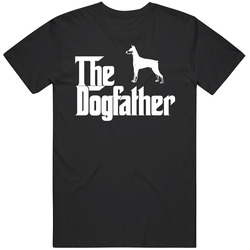 Doberman Pinscher Custom Dog Breed The Dogfather Black Black Mens Size Large T Shirt Doberman Pinscher Custom Dog Breed The Dogfather Black Black Mens Size Large T Shirt