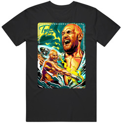 Tyson Fury Champion British Boxer Fan Black Mens Size Large T Shirt Tyson Fury Champion British Boxer Fan Black Mens Size Large T Shirt