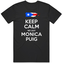 Keep Calm We Got Monica Puig Puerto Rico Tennis Olympics Black Mens Size Large T Shirt Keep Calm We Got Monica Puig Puerto Rico Tennis Olympics Black Mens Size Large T Shirt