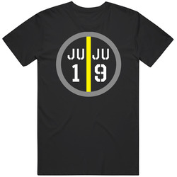 Juju Smith-schuster 19 Pittsburgh Football Black Mens Size Large T Shirt Juju Smith-schuster 19 Pittsburgh Football Black Mens Size Large T Shirt