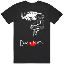 Death Note Anime Black Mens Size Large T Shirt Death Note Anime Black Mens Size Large T Shirt