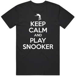 Keep Calm And Play Snooker Black Mens Size Large T Shirt Keep Calm And Play Snooker Black Mens Size Large T Shirt
