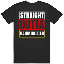 Straight Outta Baumholder German City Germany Grunge Parody Black Mens Size Large T Shirt Straight Outta Baumholder German City Germany Grunge Parody Black Mens Size Large T Shirt