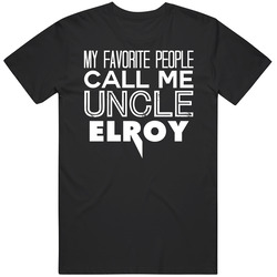 Favorite Uncle Elroy Trendy Cool Name Black Mens Size Large T Shirt Favorite Uncle Elroy Trendy Cool Name Black Mens Size Large T Shirt