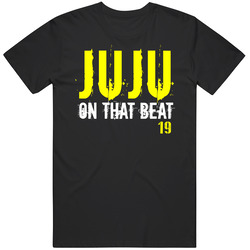 Juju On That Beat Pittsburgh Football Smith Schuster Black Mens Size Large T Shirt Juju On That Beat Pittsburgh Football Smith Schuster Black Mens Size Large T Shirt